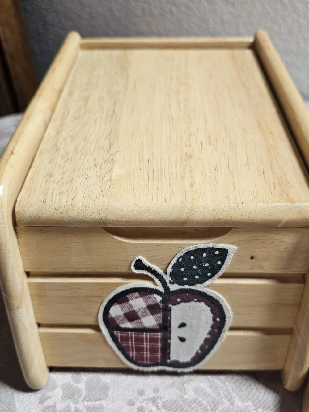 Vintage Recipe File Card Box and Cookbook Stand with Splash Guard